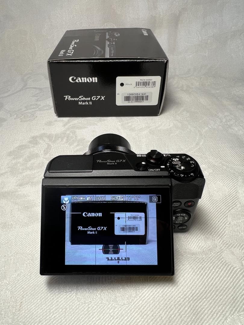 美品 Canon PowerShot G7X Mark II 付属品付き