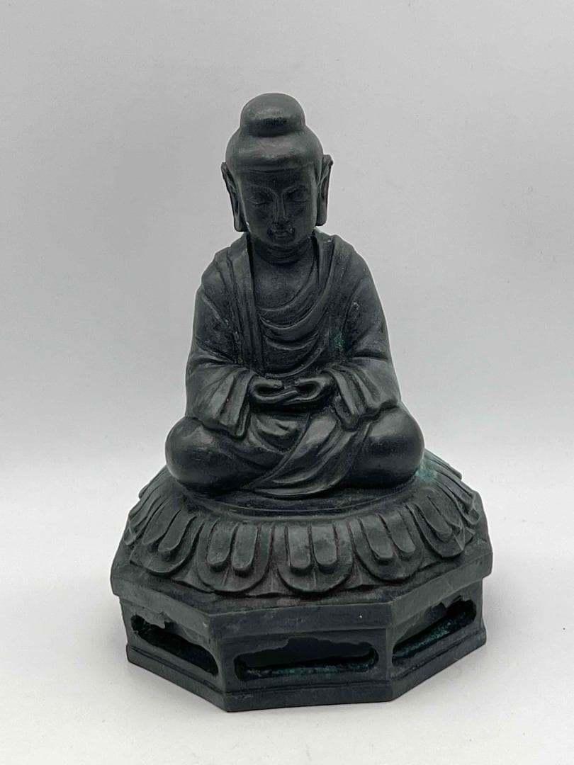 台湾台北故宮博物院複製品　阿弥陀如来　証明書付き(B-79)