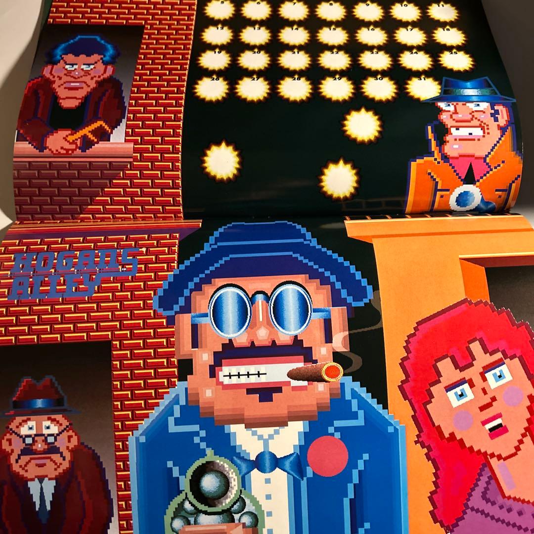 「任天堂1990カレンダー」スーパーマリオ　ゼルダの伝説　メトロイドパルテナの鏡