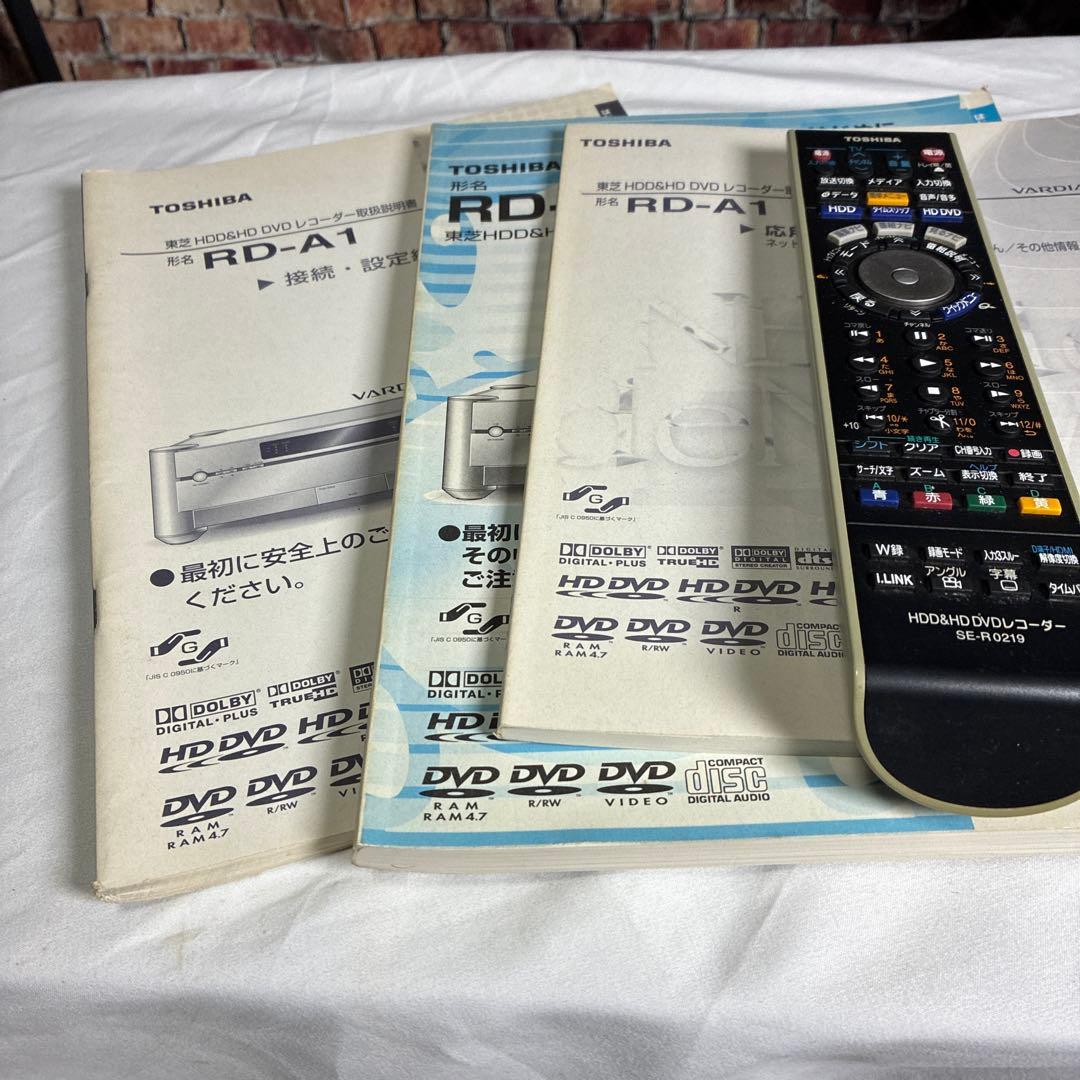 TOSHIBA HD DVDレコーダー RD-A1