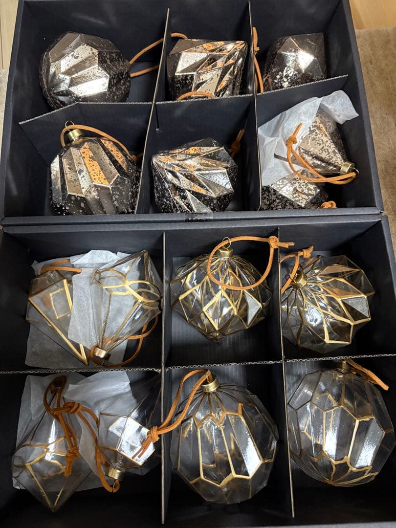 公式 正規品★アルザス クリスマスツリー オーナメント Grace 茶 40p