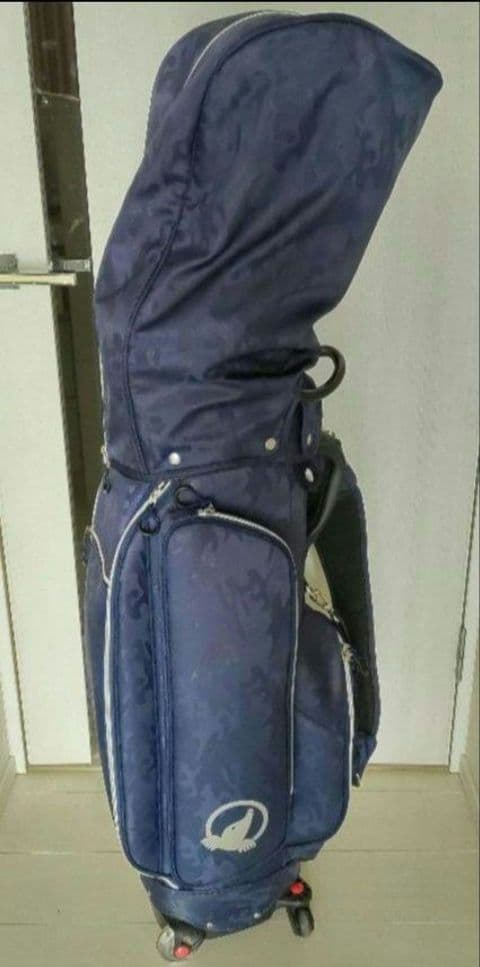 【10/31まで】ホンマゴルフ キャディバッグ キャスター付き ネイビー 迷彩柄