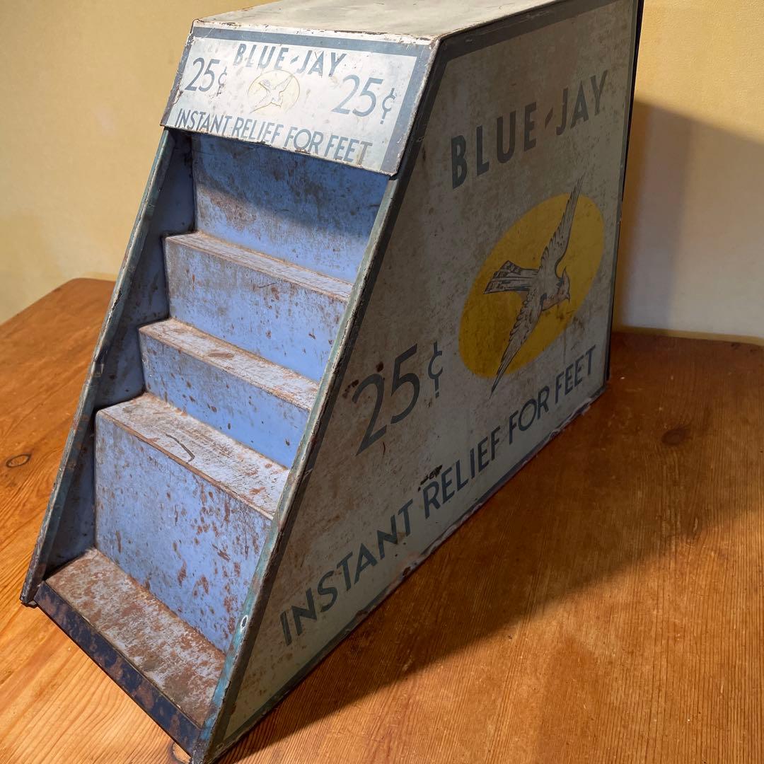 BLUE JAY アンティーク 販促ケース