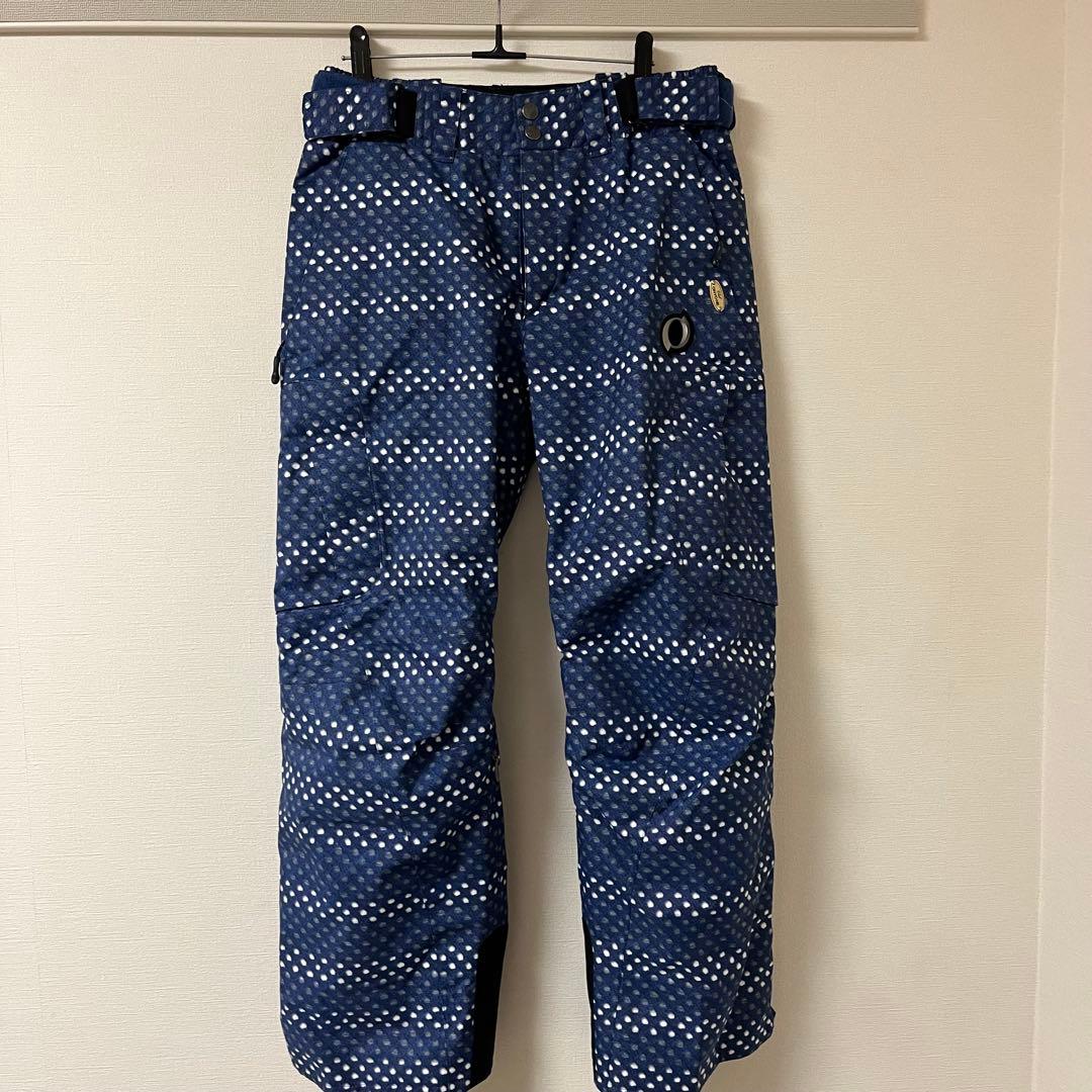 【入手困難】on yo ne スキーウェア ユニセックス 青・黄・白 幾何学模様