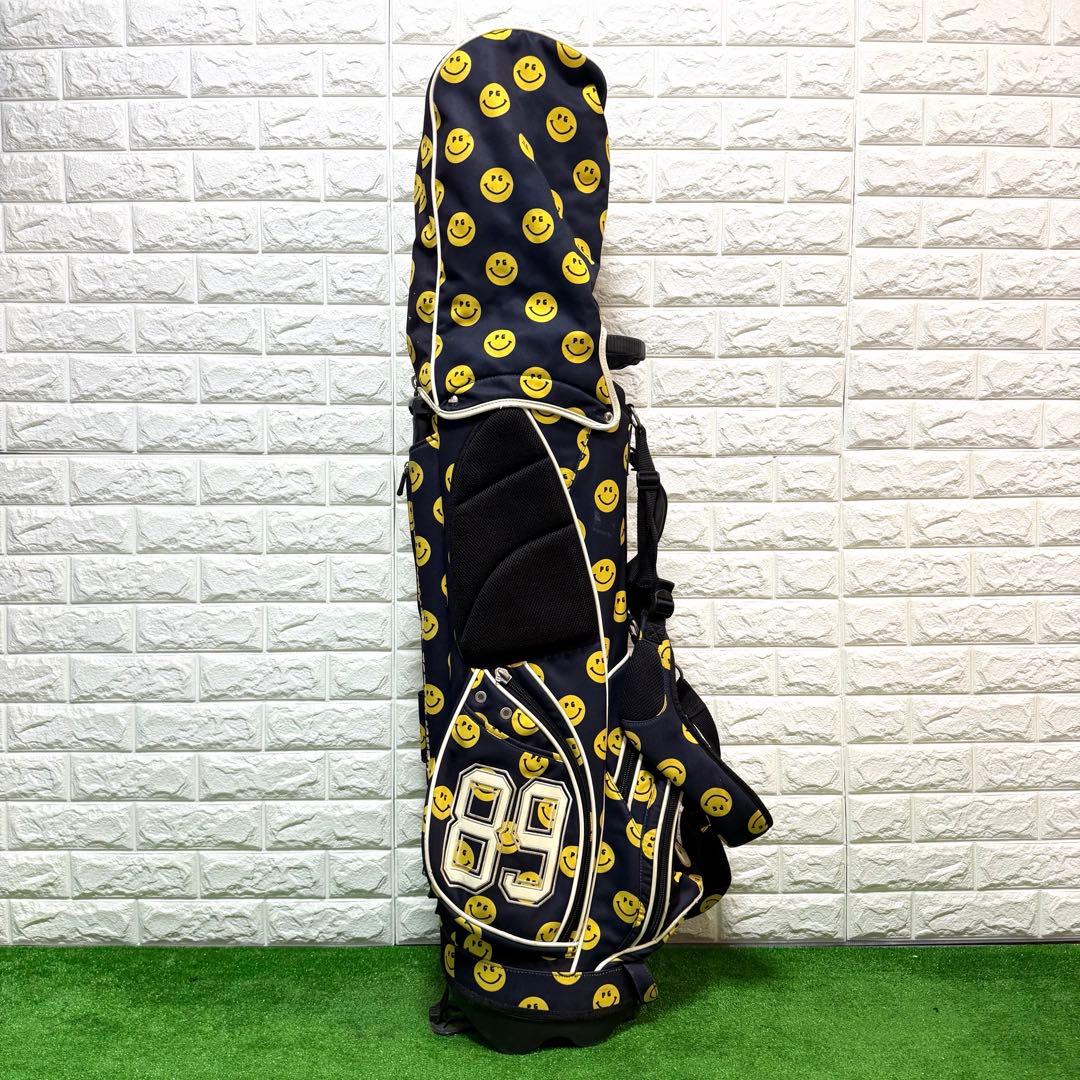 パーリーゲイツ　キャディーバッグ　ニコちゃん　スタンド式　9.5型　ネイビー