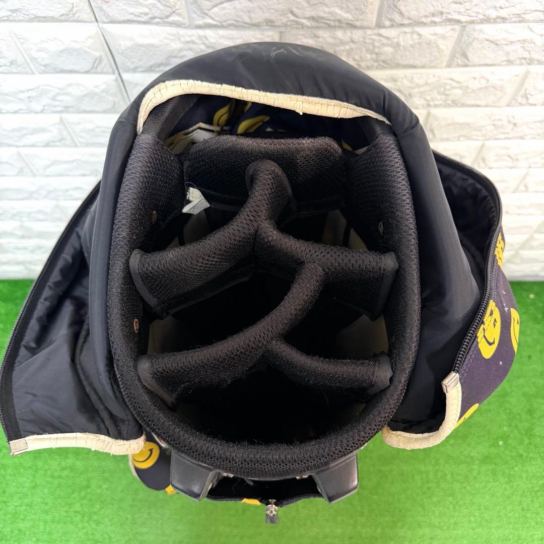 パーリーゲイツ　キャディーバッグ　ニコちゃん　スタンド式　9.5型　ネイビー