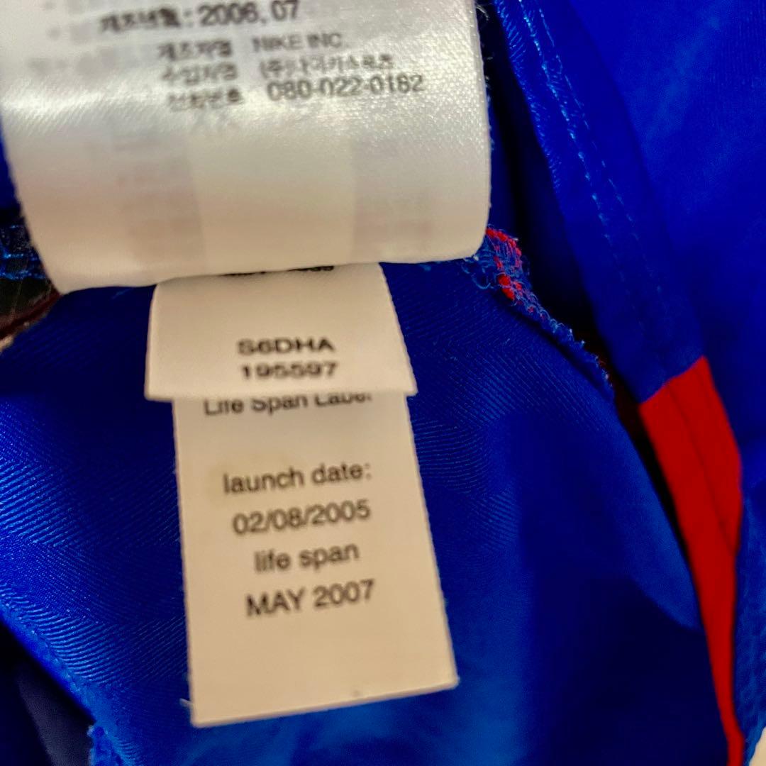 【正規品】マンU 05-06 アウェイ 青 XL ボーダフォン