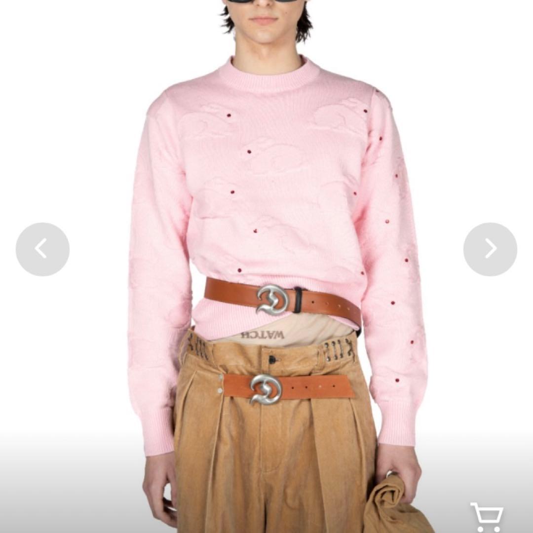 ［あいみょん着］dairiku Rabbit Tite Knit