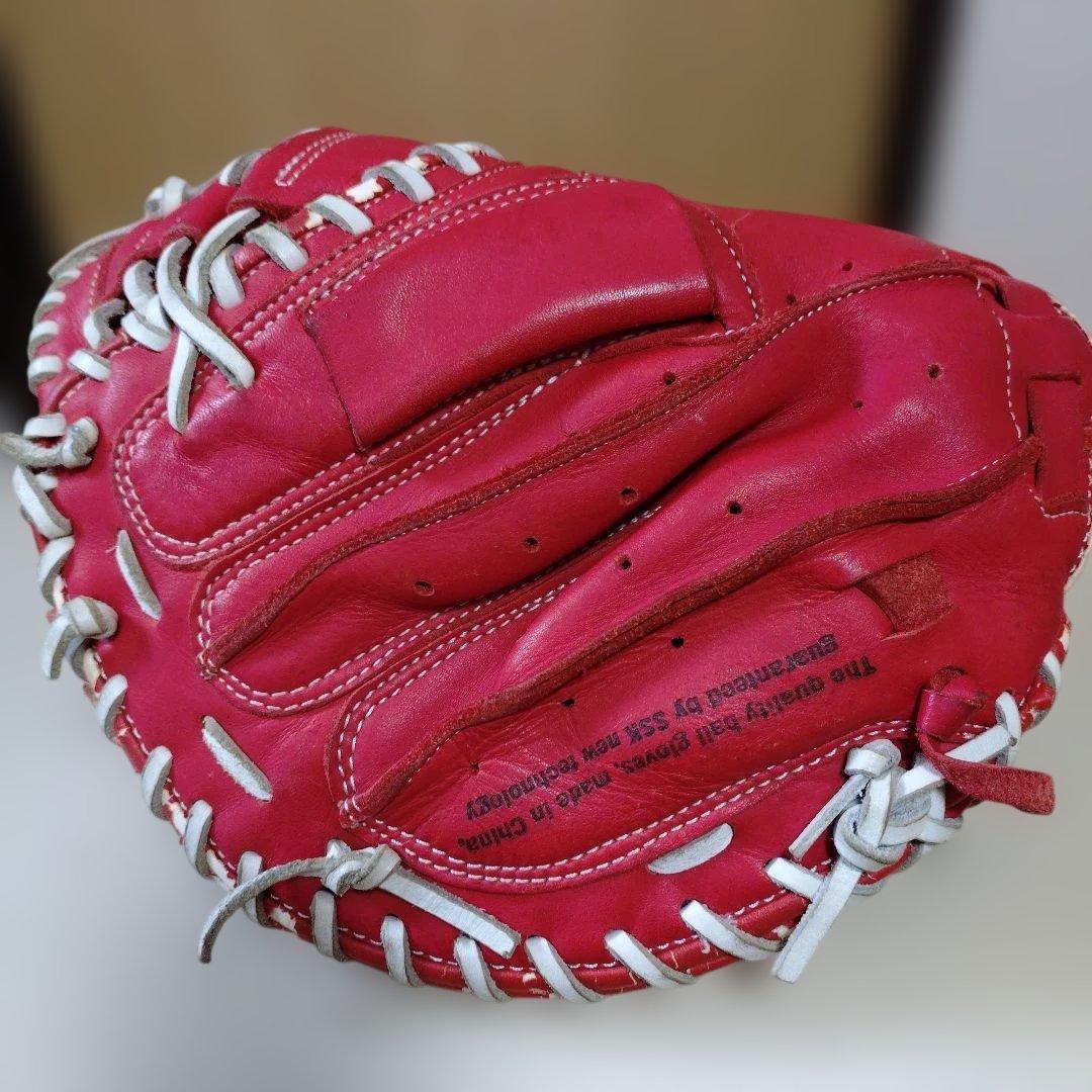 明かしエスエスケイ　スペシャルメイク　一般軟式用キャッチャーミット大きめ