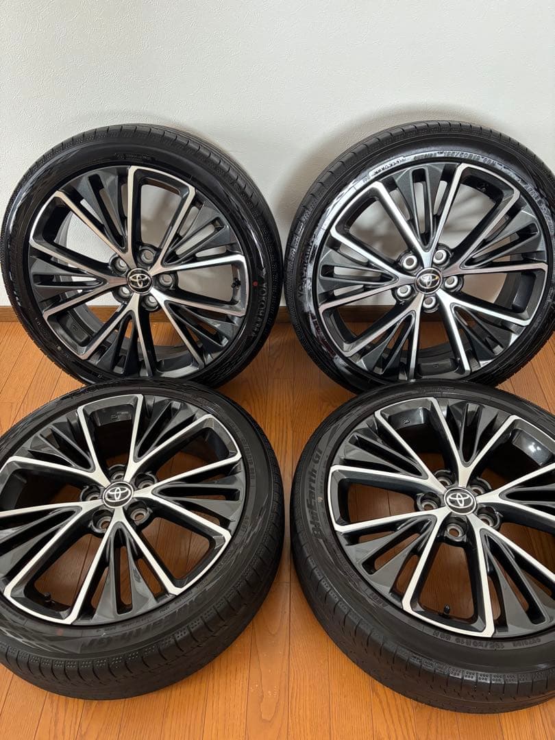 25年製60プリウス 純正アルミホイール タイヤセット4本　195/50R19