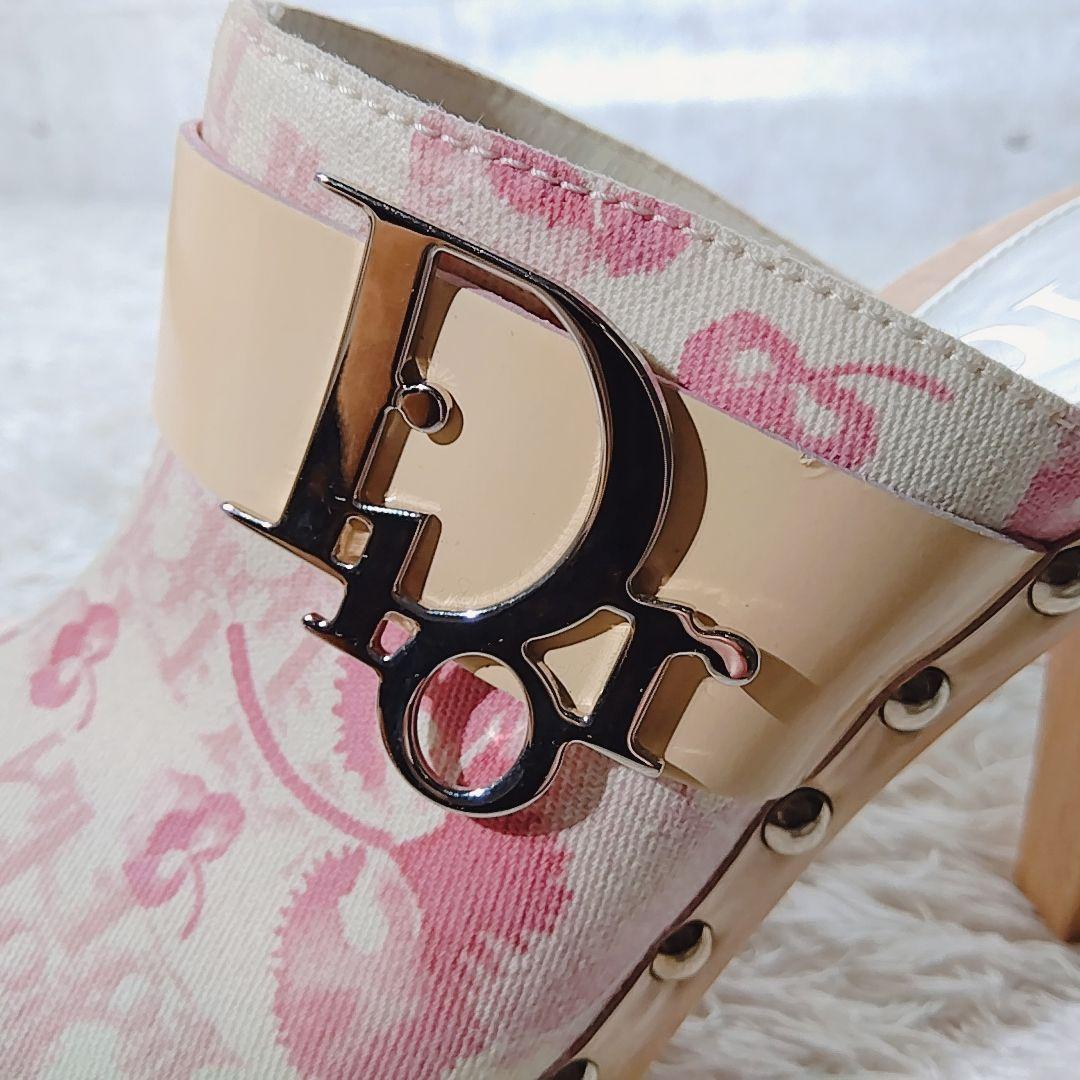 【箱付き 美品】ディオール　トロッター　フラワー　ガーリー　ブロッサム　サボ