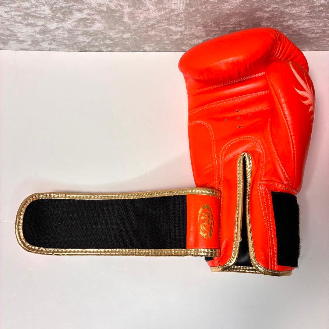 Raja Boxing 本革製 マジックテープ式 14oz ボクシンググローブ