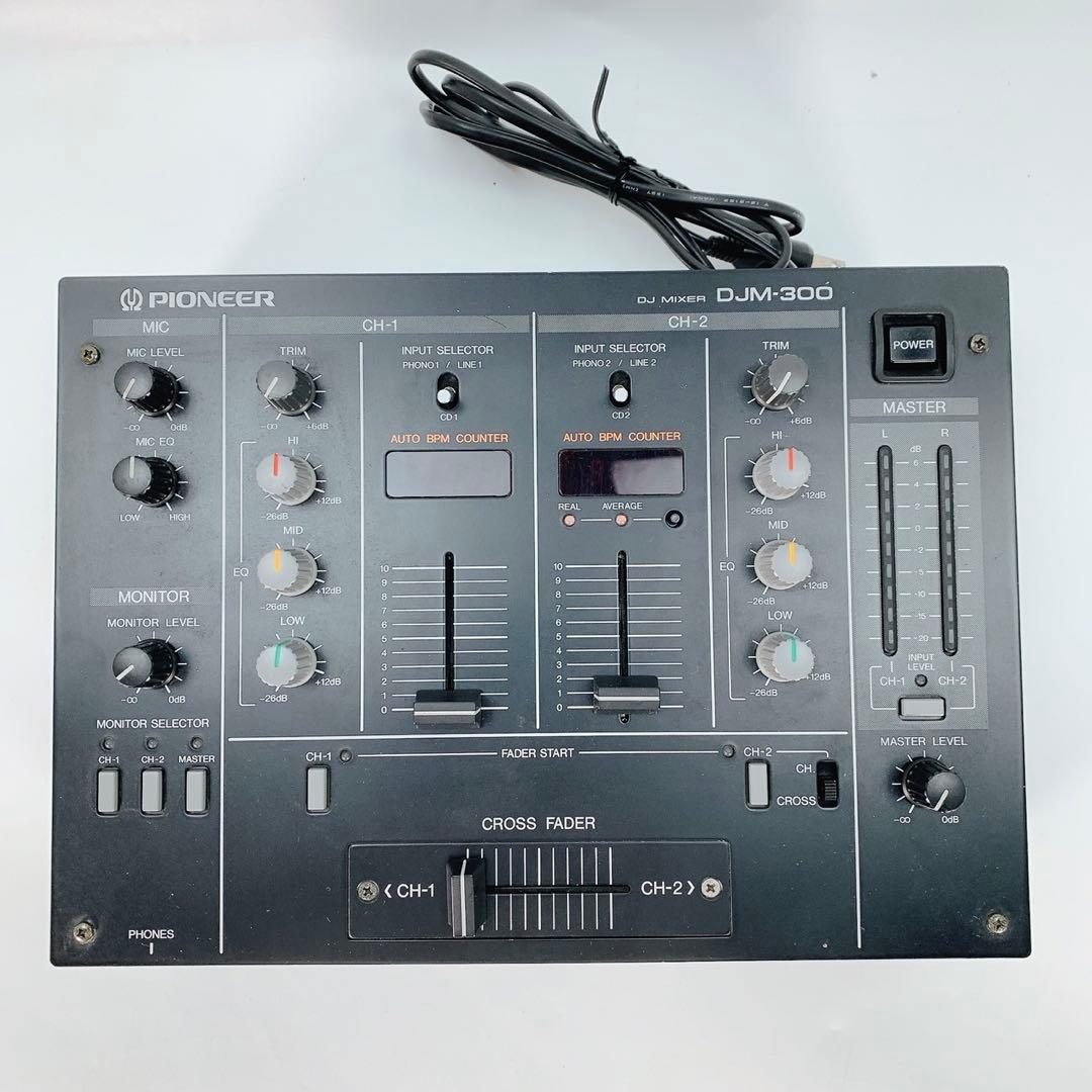 PIONEER パフォーマンス DJミキサー DJM-300 黒　パイオニア