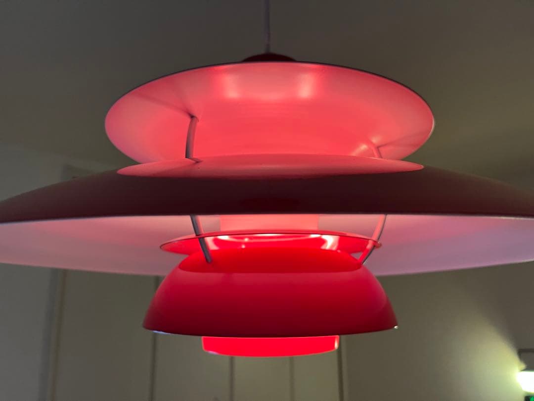 吉*田様 中古品　ルイスポールセン PH5リプロダクト ポールヘニングセン レッ