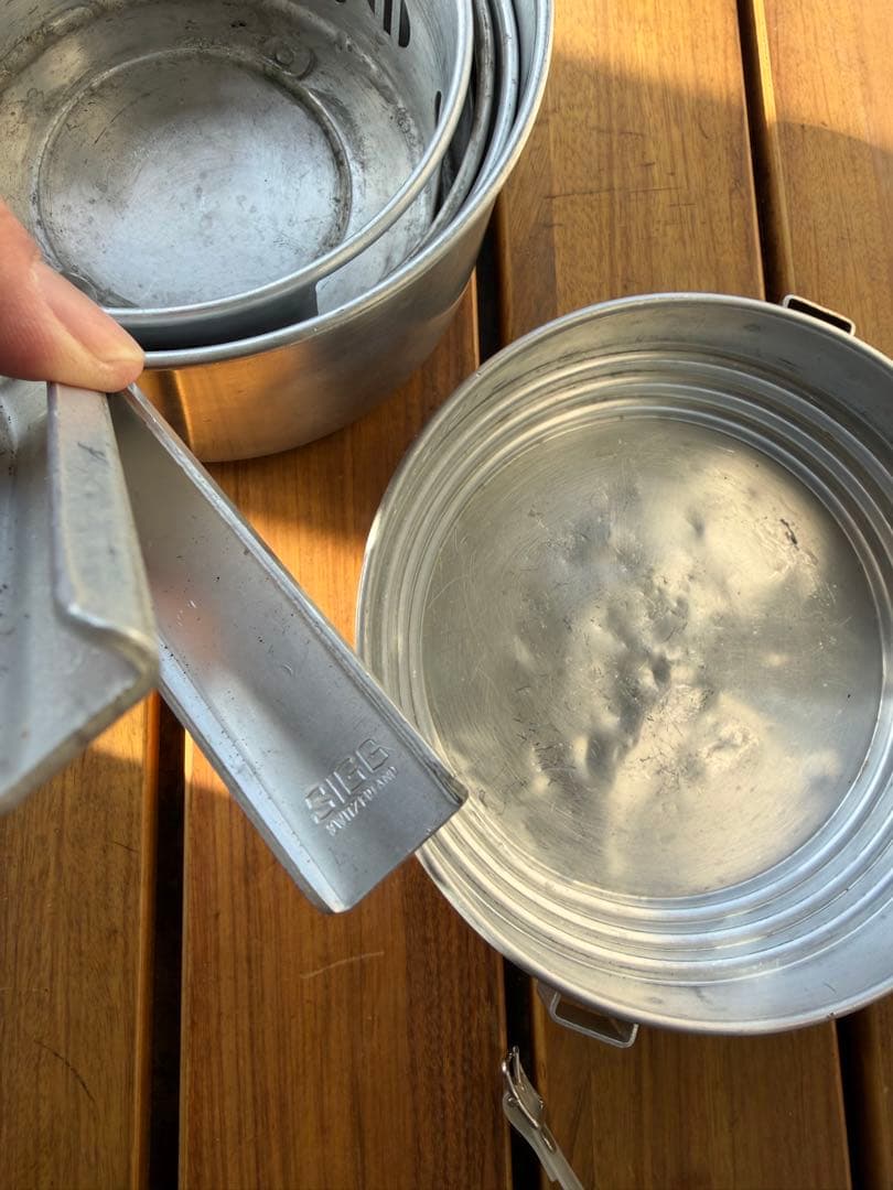 シグツーリスト　アルミクッカーセット　ビンテージクッカーセット