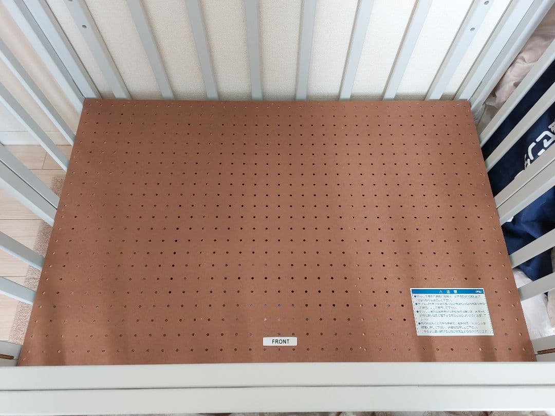 値下げKATOJI ベビーベッド ミニサイズ ミルキーグレー 折り畳み 送料込み