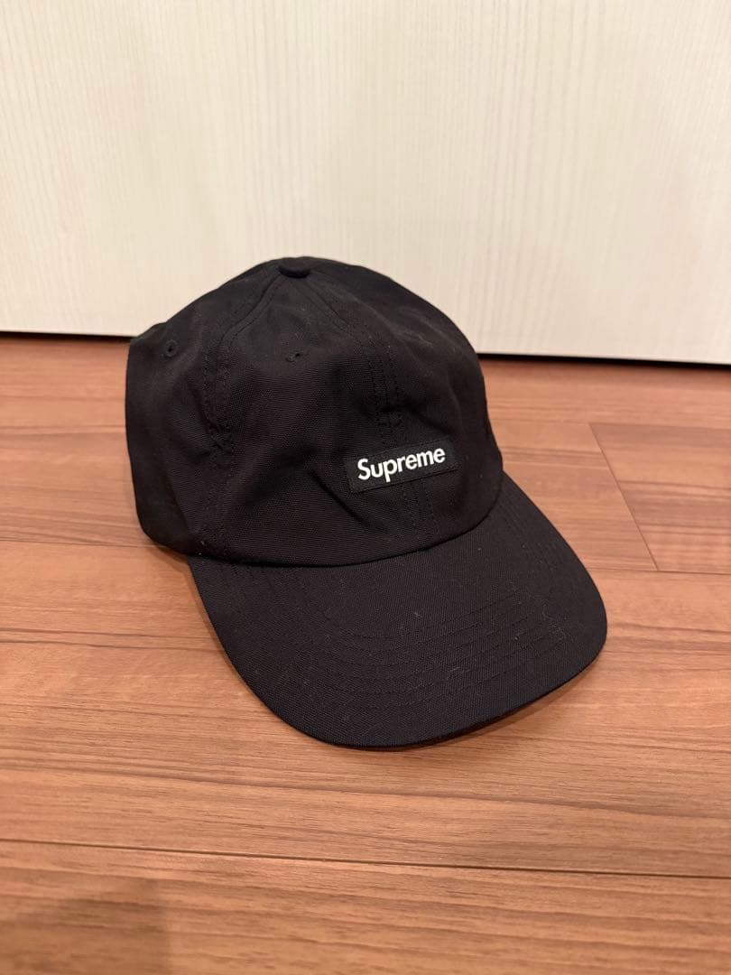 Supreme 黒 CORDURAキャップ