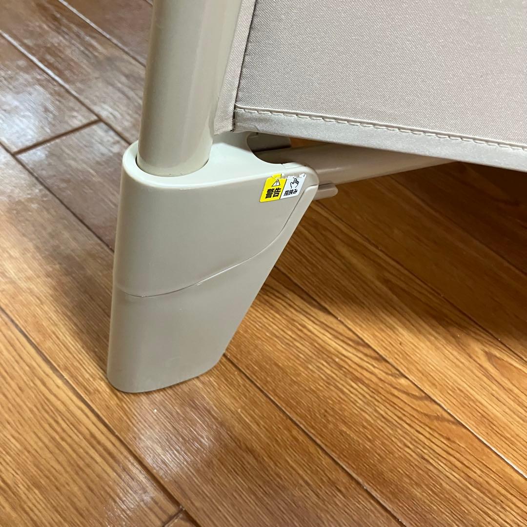 Aprica ココネルエアー　ベビーベッド ブラウン　折り畳み可