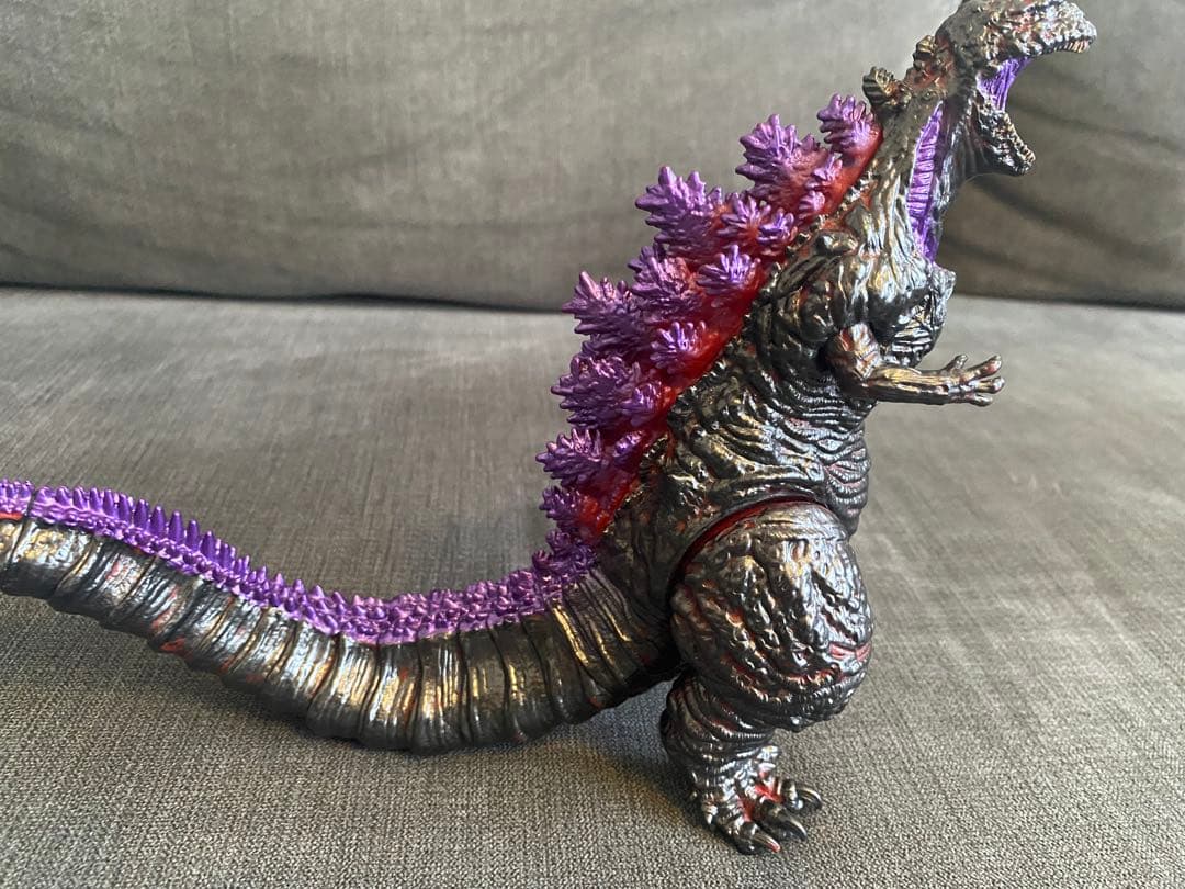 シンゴジラ(ニジゲンノモリ限定カラー)✖️エヴァ初号機カラー　メカゴジラ3式機龍