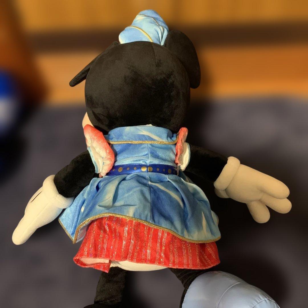ディズニーシー15周年　ミッキーミニー特大ぬいぐるみ　クリスタルウィッシュ