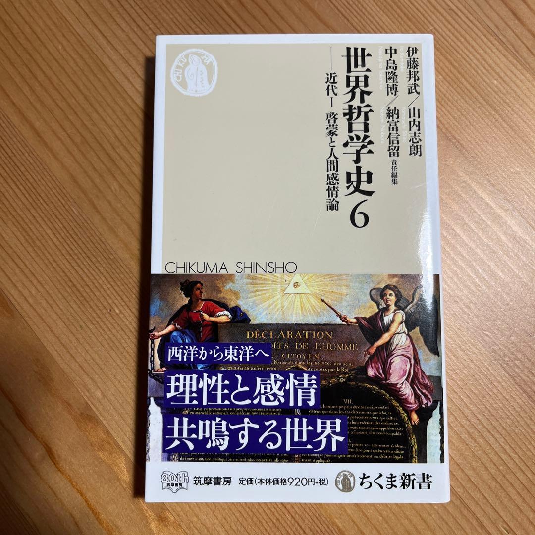 世界哲学史全9冊　ちくま新書　岩波　学芸文庫　中島隆博 納富信留 伊藤邦武 山内