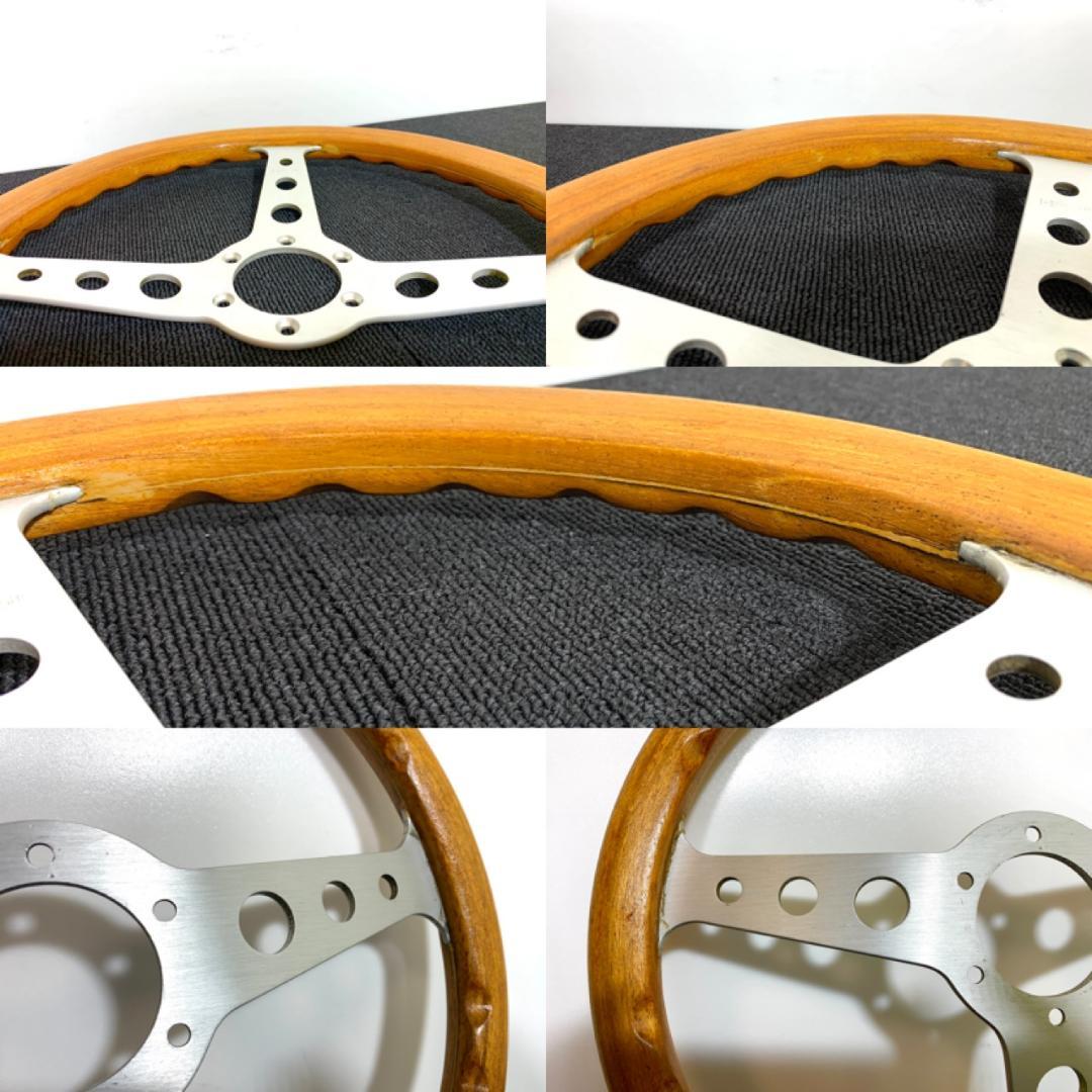 モモ INDI インディ ウッドステアリング 34.5パイ レストア品