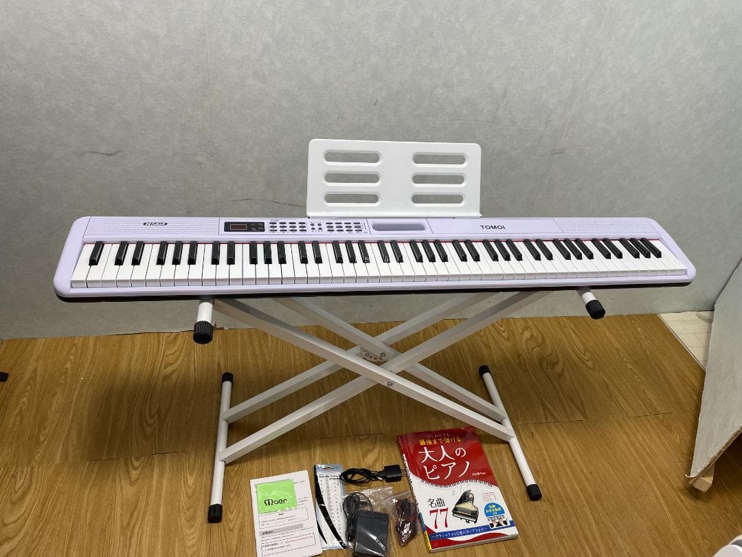 Y♢871 TOMOI 電子ピアノ+スタンドセット TP88-18　美品！