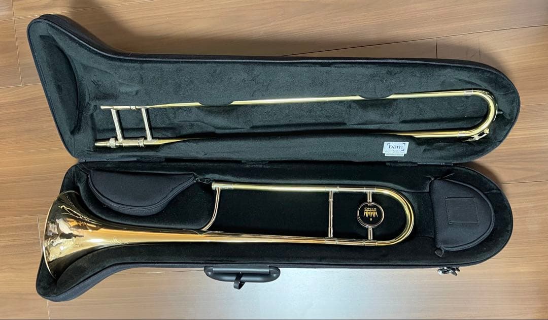 値下げしました⭐︎【ケース付き】トロンボーン　KING 2102PLG