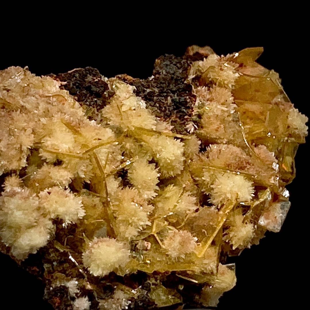 メ*ー様 ウルフェナイト&ミメタイト　原石　鉱物標本　天然石　238