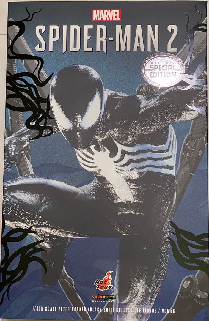 ホットトイズ スパイダーマン ピーターパーカー シンビオートスーツ marvel