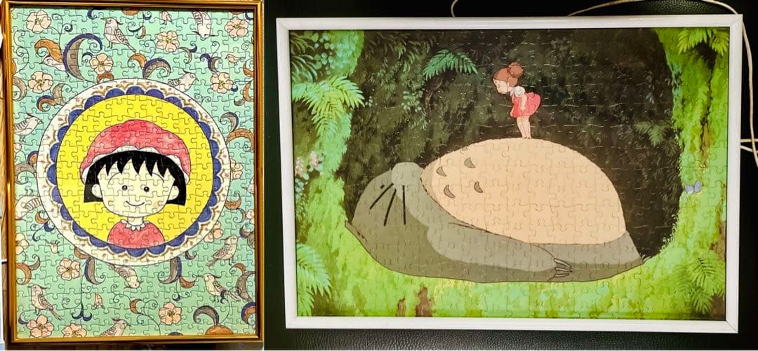 【希少品】❣️さくらももこちびまる子ちゃん、スタジオジブリ トトロ ジグソーパズル