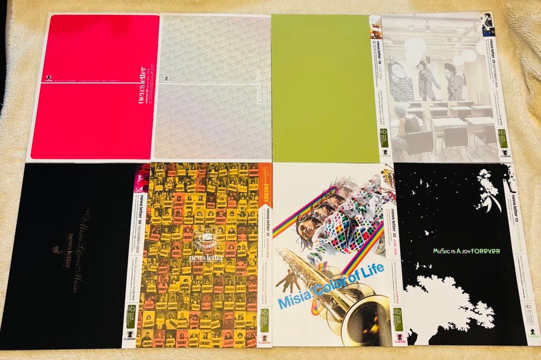 【33冊まとめ売り】MISIA ファンクラブ　会報誌　vol.1〜33