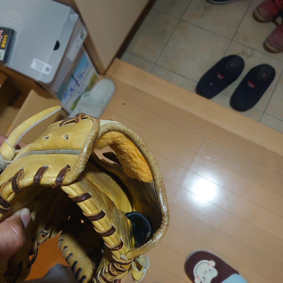 MizunoPro 硬式グローブ イエロー