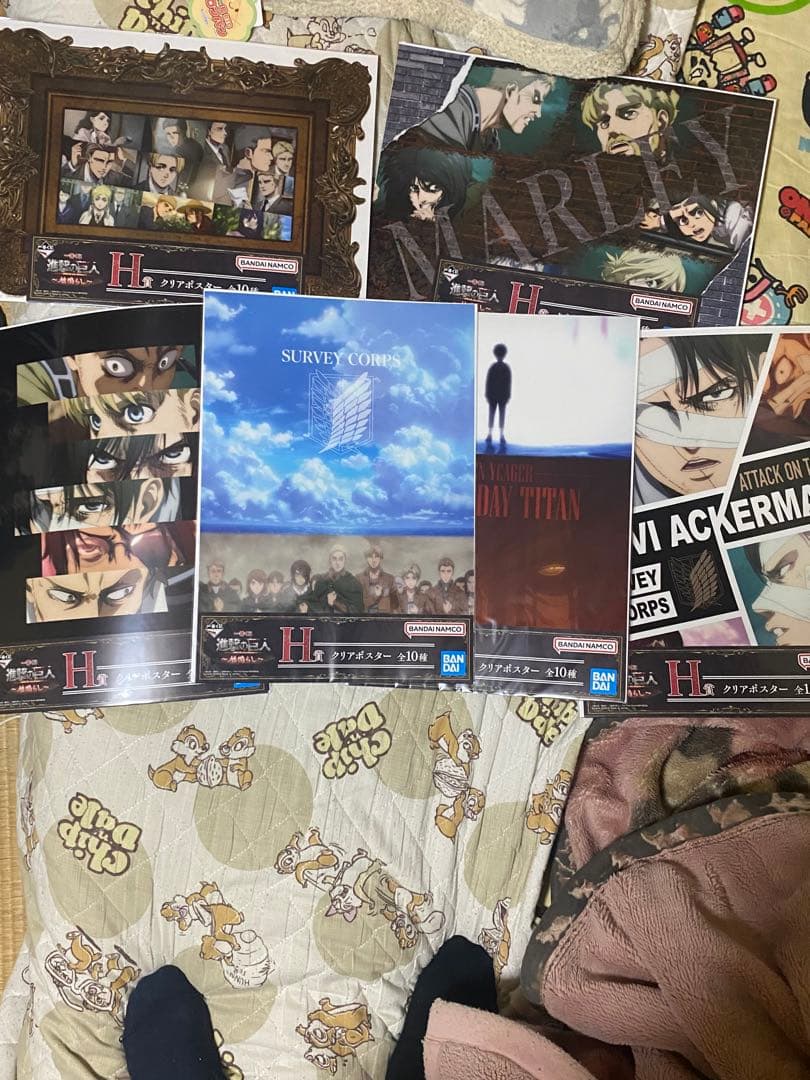 「新品未開封」一番くじ進撃の巨人地鳴らしB賞リヴァイ、おまけ付き