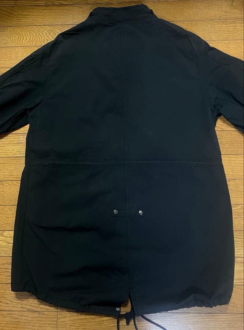 ヒューストン M-65 モッズコート 3way m65 フィッシュテール 黒