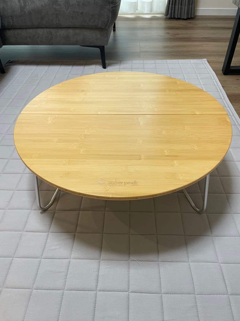 【美品】ワンアクションちゃぶ台竹 M