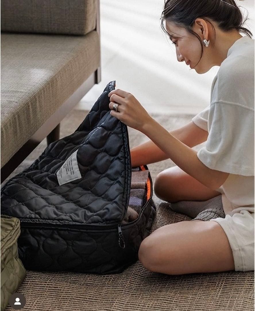 【未開封】FORME東原亜希トラベルポーチ3セットブラック【定価14,300円】