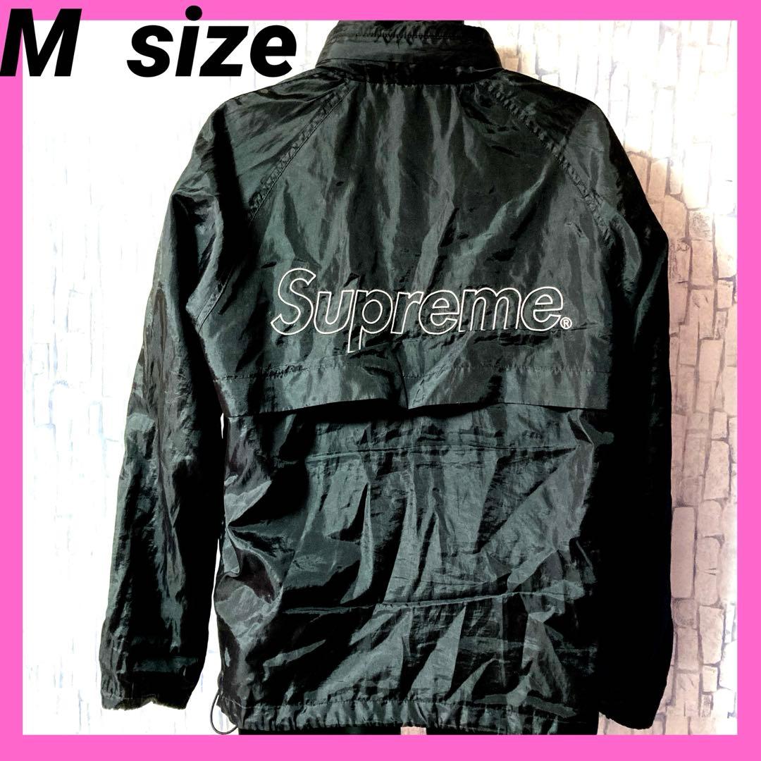 シュプリーム　Supreme ブラック ナイロンジャケット　M サイズ