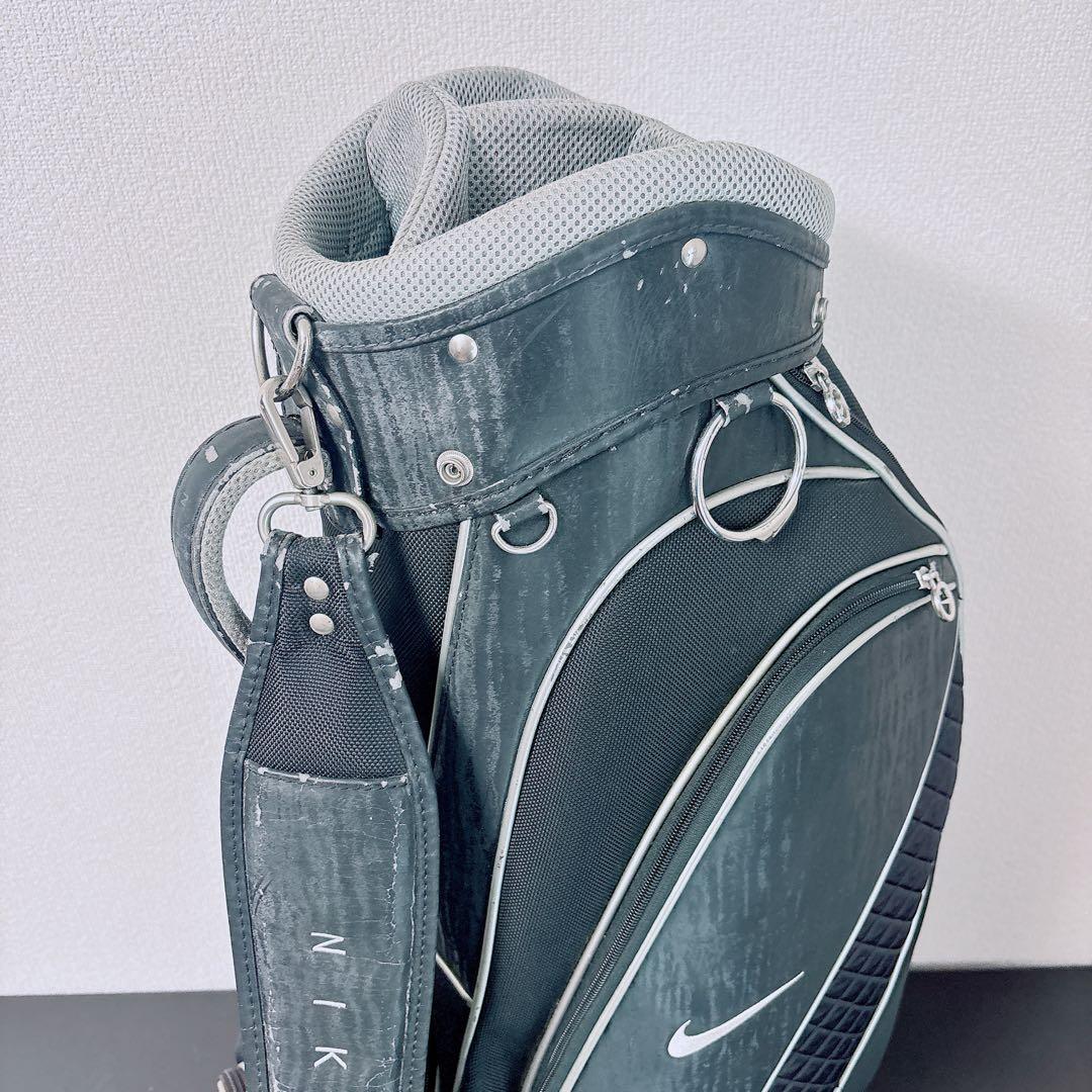 NIKE ナイキ ゴルフ カート型 キャディバッグ 5分割 ブラック 希少モデル