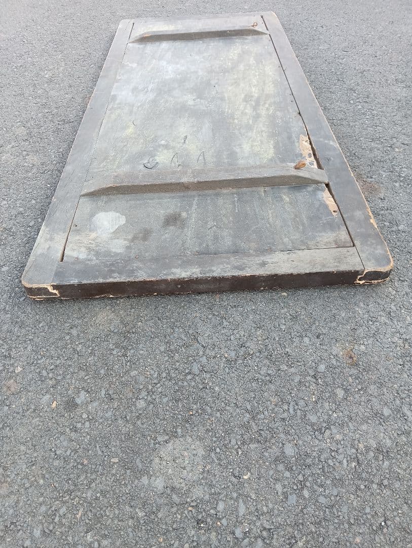 木製看板　　明治時代　　岩代国　松山町 戦前　福島　広告　宣伝