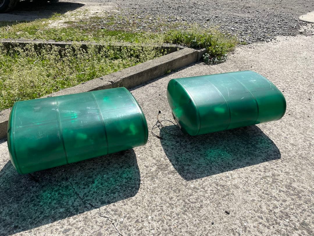 2連回転灯2個セット　グリーン　デコトラ