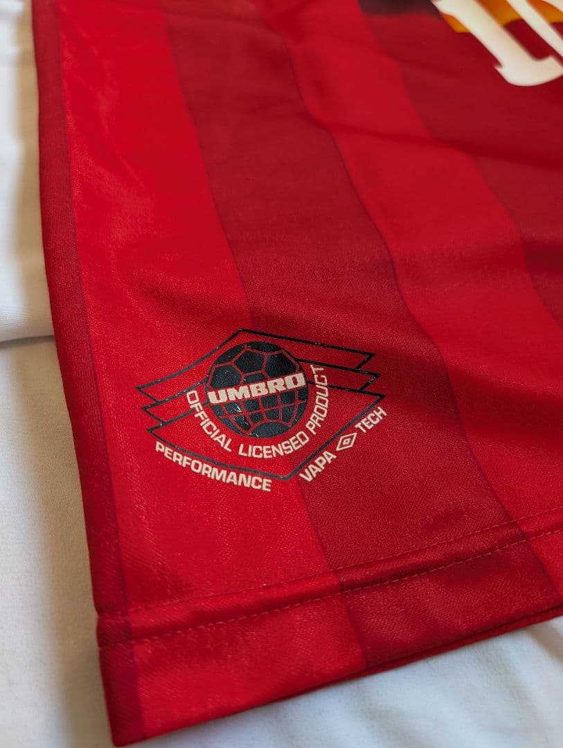 【美品・希少アンブロ製】ストイコビッチ/名古屋グランパス/H/97年モデル