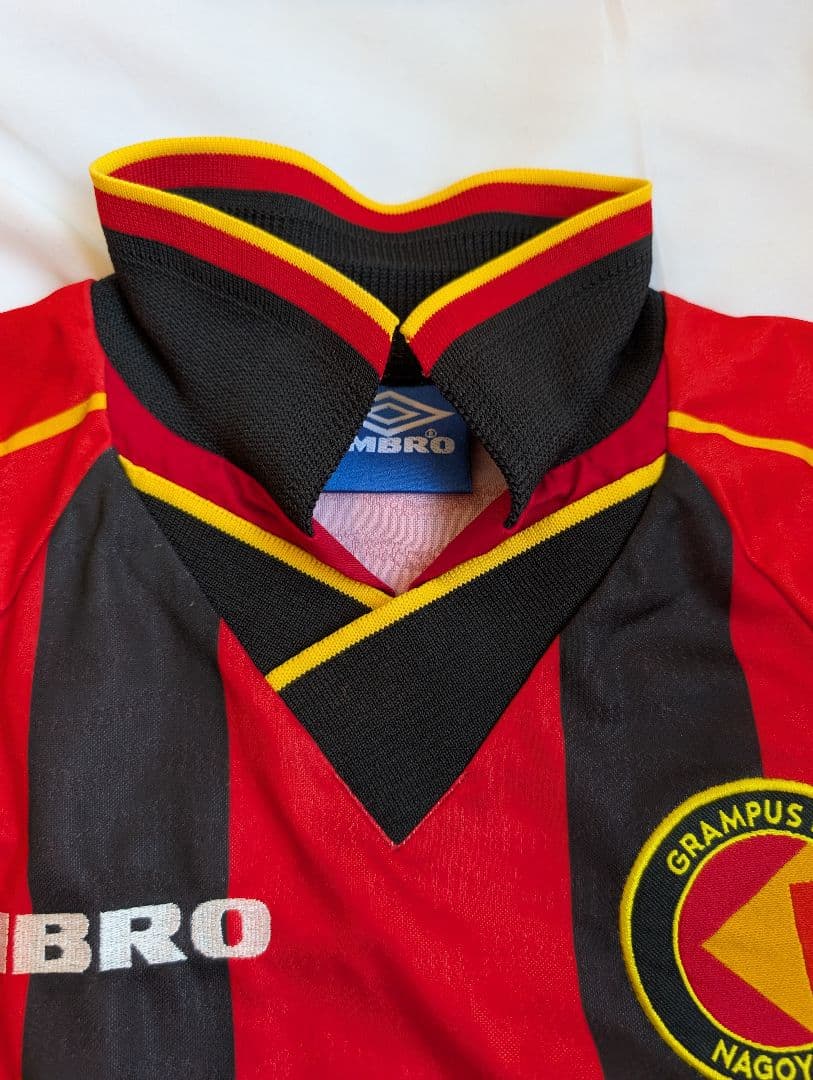 【美品・希少アンブロ製】ストイコビッチ/名古屋グランパス/H/97年モデル