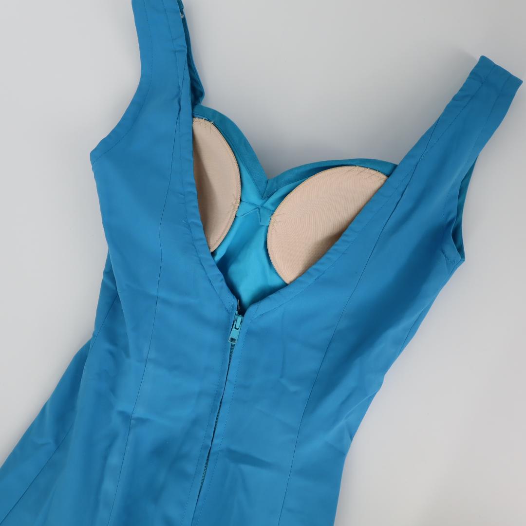 【美品 フラメンコ衣装】スカイブルー×水玉 アトリエ貴美恵 ドレス シージョ