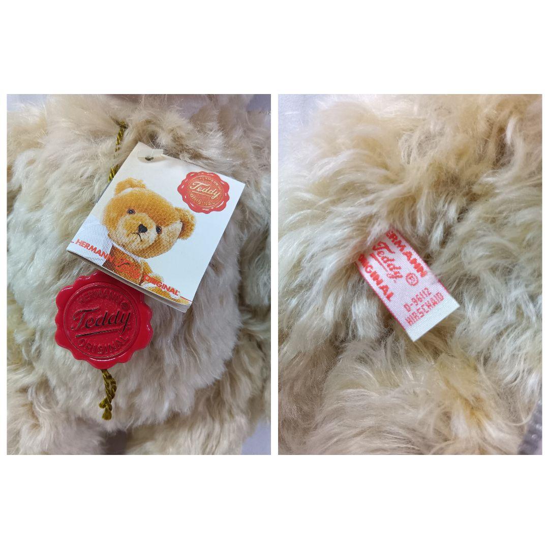 HERMANNハーマン社　100周年記念テディベア&プレート　2002年　ドイツ