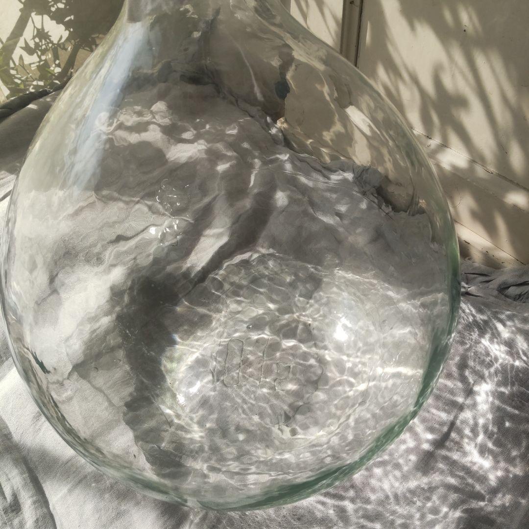 フランス　アンティーク　特大　ディミジョンボトル　ガラス