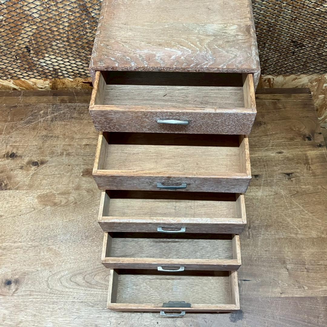 アンティーク★古道具★引き出し5段★小引き出し★レターケース★木製