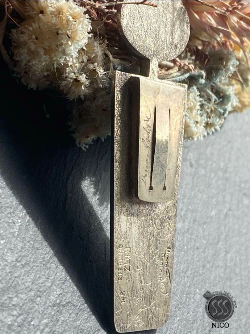 Myron panteah インディアンジュエリー ズニ族　ナバホ族