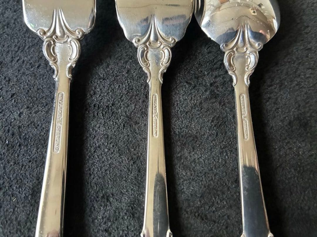 【グランバロック】スターリングシルバー　カトラリー4本セット