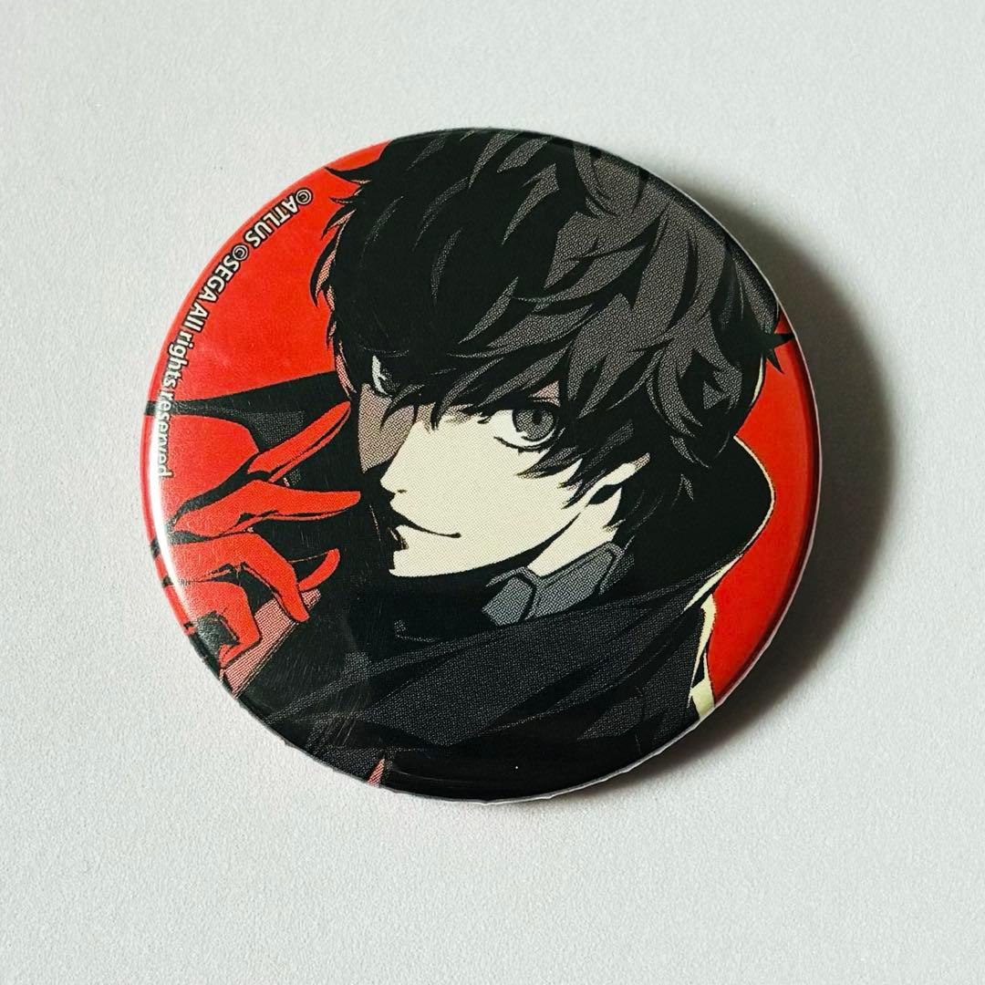 ペルソナ5 TGS 2016 限定 缶バッジ 主人公 雨宮蓮 ジョーカー